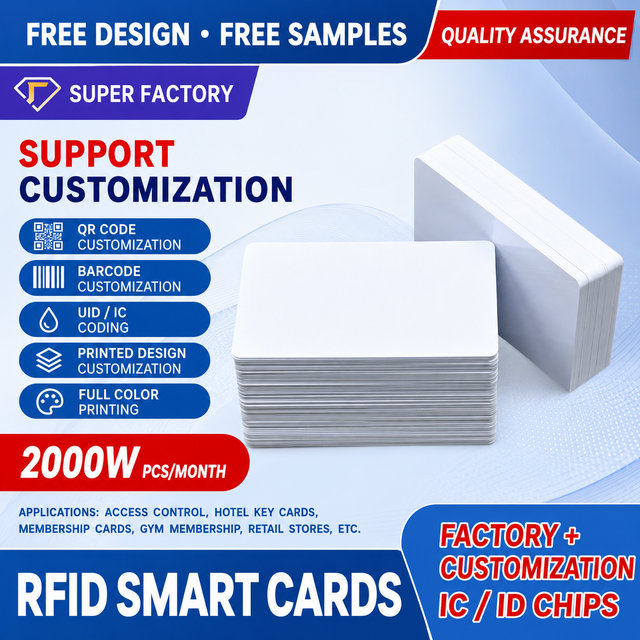 13.56Mhz RFID Card Printable NFC Card Passive Contactless Smart Card