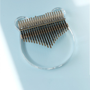 Diseño exclusivo kalimbas compre 17 teclas pulgar piano instrumento musical con estuche - Product Image 1