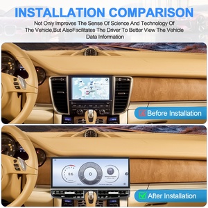 NaviHua New 12.3 Inch Android Car Radio GPS Navigation Multimedia Carplay Auto Stereo DSP <b>Player</b> for Porsche Panamera 2010 2016 - Product Image 4