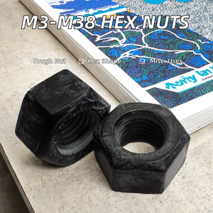 Lớp 8.8 cường độ cao Carbon thép hình lục giác hạt din934 tiêu chuẩn đặc biệt kết nối các loại hạt cho cơ khí kỹ thuật - Product Image 3