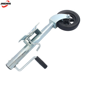 Robot de fábrica con ruedas resistentes de 60 mm para <span class=keywords><strong>caravana</strong></span> y remolque de barco plegable automático, rueda <span class=keywords><strong>Jockey</strong></span> con soporte - Product Image 6