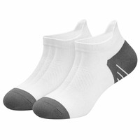 Chaussettes de sport basses à compression avec soutien de la voûte plantaire, talon renforcé et languette de maintien du talon, athlétiques, OEM en gros