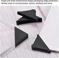 Protections d'angle en plastique en gros, forme triangulaire, protections d'angle en verre, coussin pour la protection des coins des miroirs en verre et des carreaux