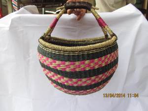 Wholesale Handwoven Seagrass <b>Rectangle</b> Modern Bolga <b>Baskets</b> Colorful Eco-Friendly Multifunctional <b>Storage</b> VIET ANH SEDGE VN - Product Image 6
