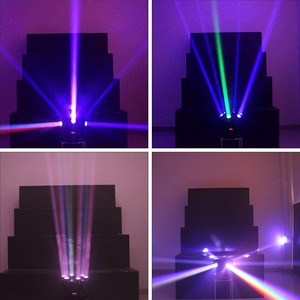 Luces Móviles LED <span class=keywords><strong>de</strong></span> 6 Brazos RGBW, Luces <span class=keywords><strong>de</strong></span> Escenario DMX <span class=keywords><strong>de</strong></span> 17/38 Canales, Luces para DJ, Música, Fiesta, Discoteca, Efectos <span class=keywords><strong>de</strong></span> Escenario, Luces Móviles - Product Image 6