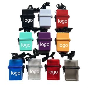 Porte-badge d'identification étanche personnalisé avec logo, design sportif flottant, cordon portable et porte-clés pour usage promotionnel - Product Image 1