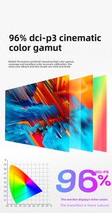 Kuycon P10 Model Unggulan Baru 8 Ms IPS 8 Bit 16.7m Warna 28.2 Inci Monitor Komputer 4k 60hz Layar Lebar Besar Dengan Braket - Product Image 5