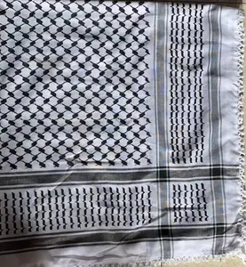 阿拉伯头带提花阿拉伯方形围巾男迪拜中东穆斯林沙特125 * 125厘米围巾批发厂家直销