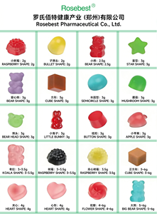 Gomitas de Proteína de Suero de Leche 100% Veganas, Sin Azúcar, con Sabor Natural, Marca Privada Rosebest OEM, con Multivitaminas y Minerales - Product Image 4