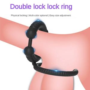 Pene de silicona Semen Lock Ring Bondage Ampliación Erección Camilla Juguete sexual, Eyaculación masculina Delay Cock Ring Glans Estimular - Product Image 5