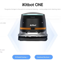 Робот-пылесос для коммерческой уборки с автоматической навигацией и управлением через приложение, 37-литровый резервуар для воды, модель 2026 года
