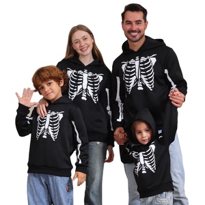 2024 hiver personnalisé correspondant famille parent-enfant hommes femmes garçons tenue <span class=keywords><strong>halloween</strong></span> à capuche enfants tenues <span class=keywords><strong>halloween</strong></span> <span class=keywords><strong>sweat</strong></span> - Product Image 1