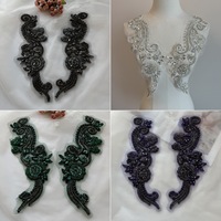 Aplikasi Bordir Kristal Kaca 3D Bunga Ramah Lingkungan Buatan Tangan untuk Gaun, Hiasan Pakaian dengan Rhinestone Hot-Fix
