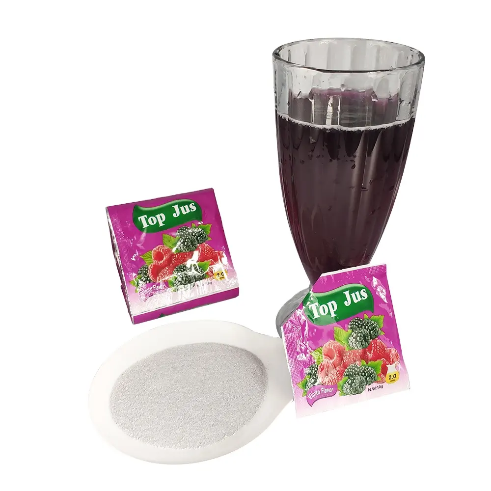 10g für 2Liter Instant-Getränke pulver mit Beeren-Vimto-Geschmack mischen