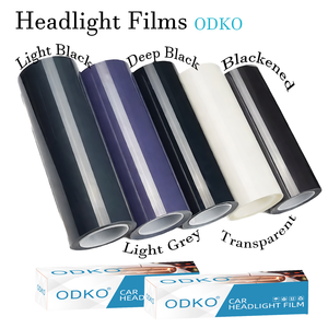 ODKO Film teinté TPU double couche anti-rayures pour phares de voiture avec rejet UV/IR, rouleau d'accessoires électroniques pour véhicules - Product Image 1