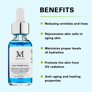 Sérum Visage Anti-Âge Hydratant et Anti-Rides au Cuivre Peptidique OEM GHK-Cu – <span class=keywords><strong>Soin</strong></span> de la <span class=keywords><strong>Peau</strong></span> au Cuivre Peptidique Bleu OEM - Product Image 4