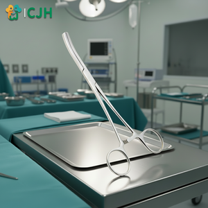 Pinça Hemostática de Sulco Largo para Cirurgia Veterinária de Cistos Uterinos e Ovarianos de Coelhos e Mamíferos com Tumores - Product Image 1