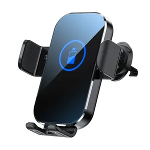 New Product Qi Kc Certified 15W Fast Charging Car WIreless Charger Phone Mount Holder For Samsung Galaxy Z Fold 2 3 Z Flip