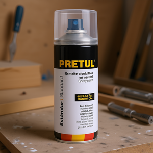 Pintura en Aerosol Acrílica Transparente Pretul de 400 ml para Barcos, Muebles y Recubrimiento de Plástico, Recubrimiento de Esmalte en Aerosol de Secado Rápido - Product Image 2