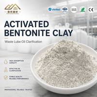 Terre décolorante activée haute performance, certifiée ISO9001 et REACH, pour les usines de purification des huiles usagées industrielles lourdes