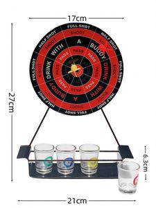 Mini jeu de fléchettes magnétiques |   Jeu de boisson amusant pour les fêtes et les rassemblements |   Jeu à boire sûr et portable - Product Image 6