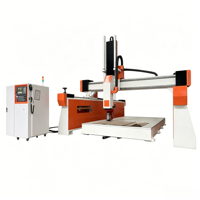 Machine de fraisage CNC 5 axes pour sculpture sur bois, découpe de mousse, fraisage de moules métalliques 3D, 4D, 5D