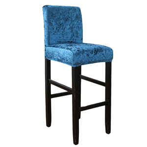 Căng ra nghiền nát nhung thay thế slipcovers cho vòng thanh phân ghế có thể tháo rời bìa cho quán cà phê thanh sử dụng - Product Image 5