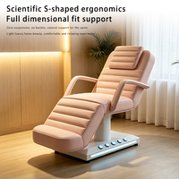 Qunpeng 2026 Meilleures ventes Mobilier de salon : Table de massage pour cils, Lit de beauté électrique pour salon de tatouage, Lits de luxe pour soins du visage et extensions de cils
