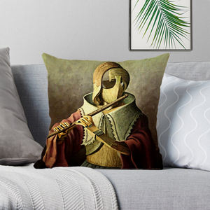 Série de <span class=keywords><strong>peintures</strong></span> <span class=keywords><strong>célèbres</strong></span>, housse de coussin décorative pour canapé de salon, motif animal et végétal imprimé sur toile de lin, 45x45 cm - Product Image 5