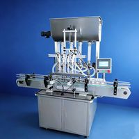 Machine de remplissage automatique à quatre têtes pour pâtes, crèmes et lotions cosmétiques, et sauce tomate