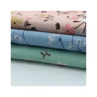 Sueded Vải Polyester In Kỹ Thuật Số Da Đào Vải In Hoa 100% Polyester Cho Hàng May Mặc