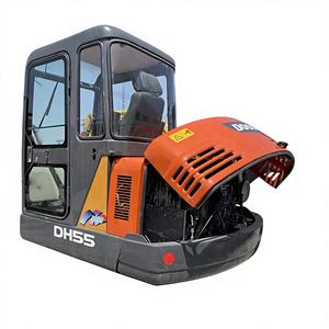 Mini-excavatrice sur chenilles Doosan DH55 d'occasion, 5,5 tonnes, avec moteur Doosan, pompe hydraulique Fawde, boîte de vitesses, moteur - Product Image 1