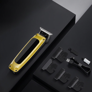 Tondeuse à cheveux électrique avec affichage numérique, rechargeable par USB, haute puissance, pour usage domestique - Product Image 1