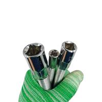 3 pièces Argenté Douille Extension Bar Ressort Tige Adaptateur Flexible Arbre Conversion 1/4 3/8 1/2 Pouce carré Drive Daffy Flex