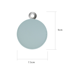 Yy Thép Không Gỉ Túi Gương Không Thể Phá Vỡ Gương Nhỏ Gọn Mini Xách Tay Vòng Gương Với PU Da Trường Hợp Bìa - Product Image 4