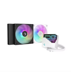 Refroidisseur de processeur, nouveau stock, DEEPCOOL LT240 ARGB NOIR&BLANC, ventilateur à lame LCP, AIO, processeur pour ordinateur de jeu, refroidisseur de processeur, nouveau stock - Product Image 5