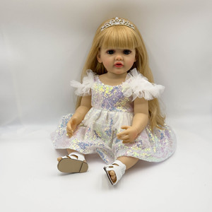 Muñecas Bebé Reborn <span class=keywords><strong>de</strong></span> <span class=keywords><strong>Silicona</strong></span> <span class=keywords><strong>de</strong></span> 55 cm, Muñecas Realistas <span class=keywords><strong>de</strong></span> Bebé, Muñecas <span class=keywords><strong>de</strong></span> Juguete con Función Musical, Oferta Especial Yeezwood - Product Image 2