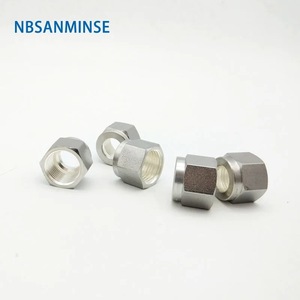 NBSANMINSE 316L Stainless Steel Nuts For Rigid <b>Pipes</b> Industrial Use - Product Image 1