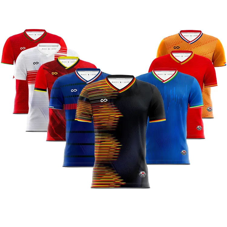 New Release European Club Team National England France Spain Customizable Sports Wear Football Jersey Soccer Shirt