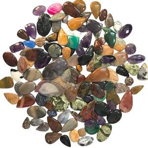 Natural Mix Semi Precious Gemstones 250 Carats Cabochons For Jewelry Making Loose Stones Multiple Colors Mixed Shapes - Product Image 1