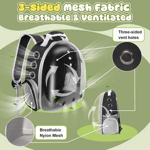 <span class=keywords><strong>Sac</strong></span> de <span class=keywords><strong>transport</strong></span> pour chat, oiseau, <span class=keywords><strong>lapin</strong></span>, cobaye, design de capsule spatiale ventilée, avec fenêtre à bulles transparente, <span class=keywords><strong>sac</strong></span> à <span class=keywords><strong>dos</strong></span> de <span class=keywords><strong>transport</strong></span> pour animaux de compagnie - Product Image 3