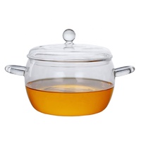 Kinglang — casserole en verre Transparent résistant à la chaleur, bol de cuisson durcissant pour le four à micro-ondes