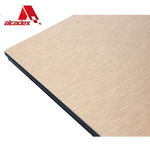 Alcadex compostos de aluminio ACM Placas ACM nhôm vật liệu <span class=keywords><strong>composite</strong></span> bên ngoài ốp bánh sandwich Rèm tấm Tường Bảng - Product Image 4