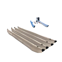 Pontons gonflables en PVC durables en forme de banane, capacité <100kg, garantie 3 ans, eau incluse, MOQ personnalisé 1 ensemble