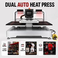 Nouveau Style Machine de Presse à Chaud Double Station 16x20 Électrique Automatique pour Impression par Sublimation sur T-Shirts