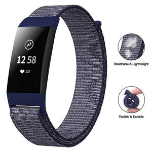 <span class=keywords><strong>Bracelet</strong></span> en nylon de remplacement réglable Sport respirant doux pour <span class=keywords><strong>Fitbit</strong></span> <span class=keywords><strong>Charge</strong></span> <span class=keywords><strong>4</strong></span> 3 accessoires de <span class=keywords><strong>bracelet</strong></span> de bande de <span class=keywords><strong>bracelet</strong></span> - Product Image 3