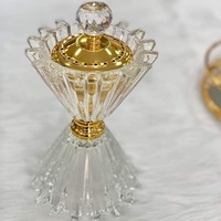 Brûleur d'encens en cristal arabe du Moyen-Orient, décoration d'intérieur, articles décoratifs pour mosquée, encens au bois de santal