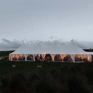Carpa de fiesta impermeable de PVC resistente para 4 estaciones, carpas para eventos al aire libre, carpa de lujo para bodas para 500/300 personas. - Product Image 2