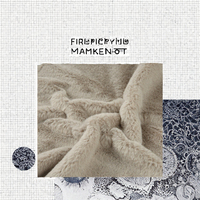 Vente en gros 100% polyester lapin fausse fourrure tissu en peluche Super doux 8mm anti-pilule tricoté jouet trame tricoté Techniques