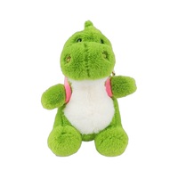 Mignon porte-clés pendentif en peluche Dragon 'Skip-School' ou Tyrannosaurus Rex, petit breloque de sac à dos, cadeaux de dessin animé
